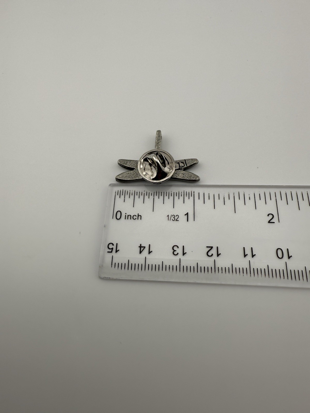 VTG Small Dragon Fly Pewter? Lapel Pin by Clift