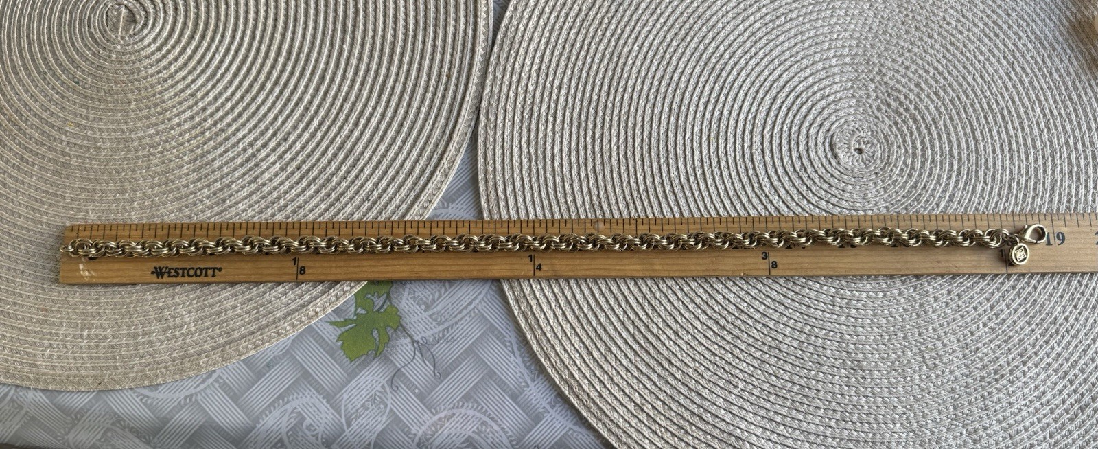 Vintage SOLD AS IS GIVENCHY gold TONE Twisted Chain 18 3/4” Necklace