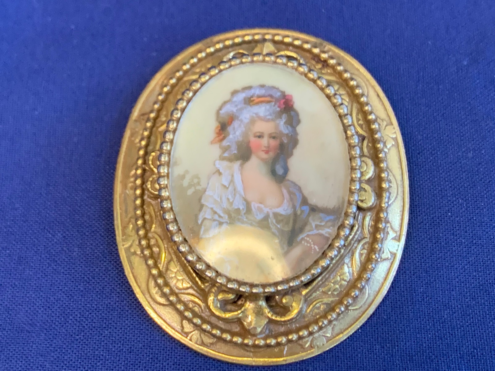 Vtg Original by Robert Pin / Pendant Combo Costume Jewelry Portrait Brooch