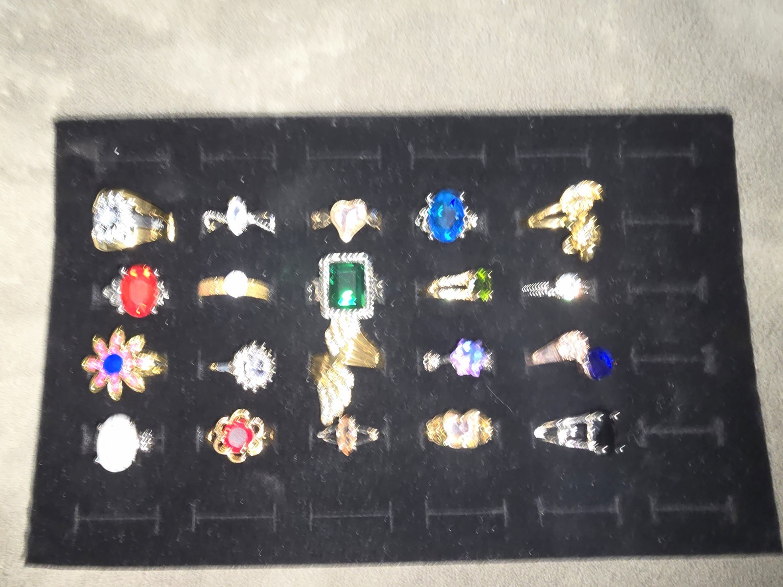 Modern Vintage 20 Piece Costume Ring Lot
