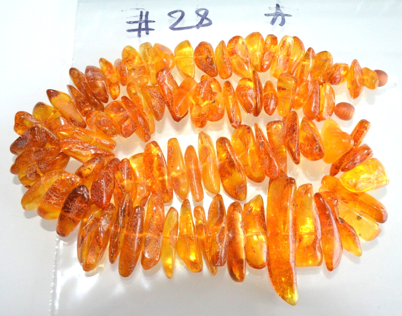 72gr RUSSIAN SOVIET BALTIC AMBER BEAD NECKLACE 琥珀 BRACELET STONE PENDANT EARRING