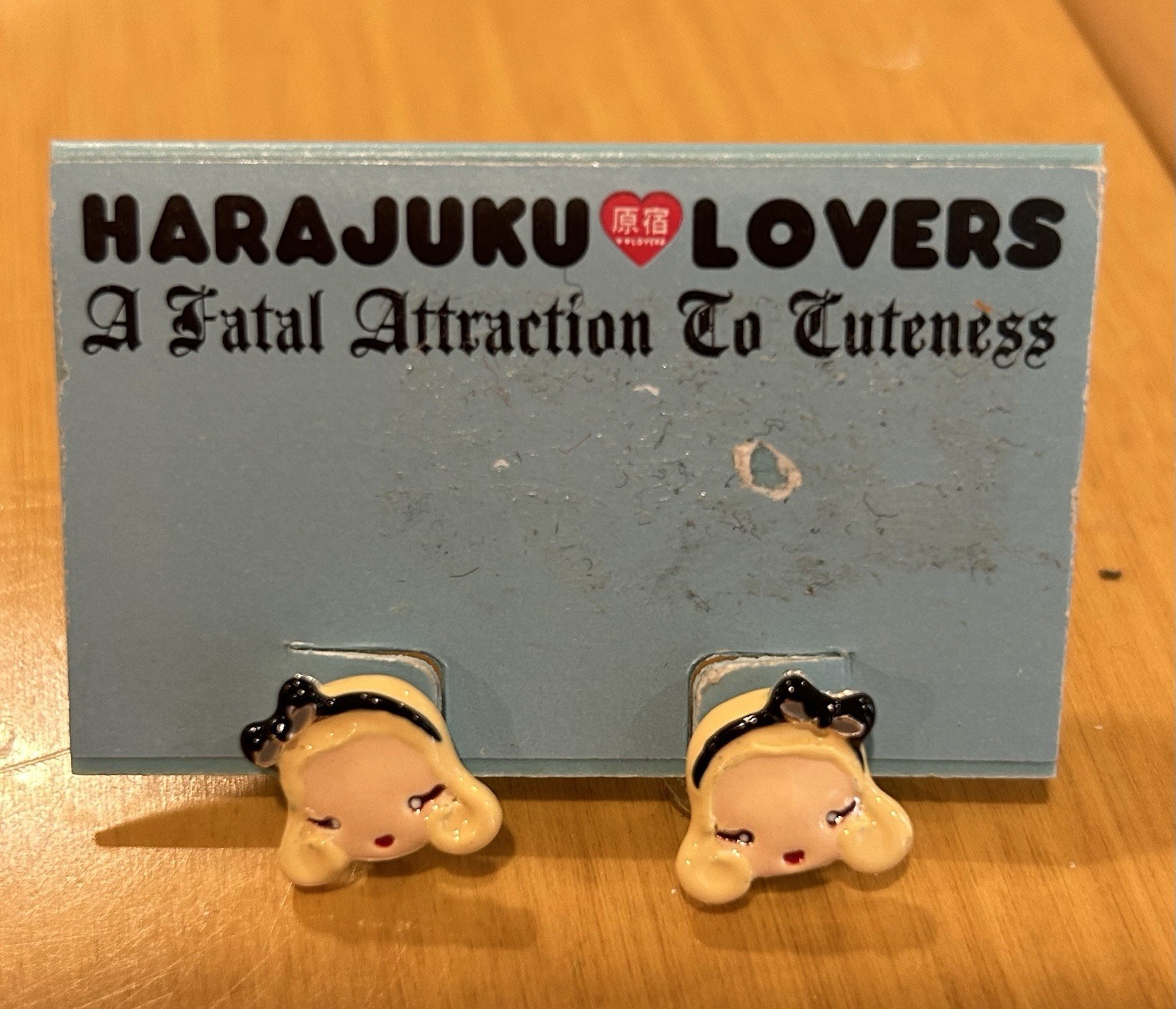 Vintage Harajuku Lovers Gwen Stefani Earrings NWT