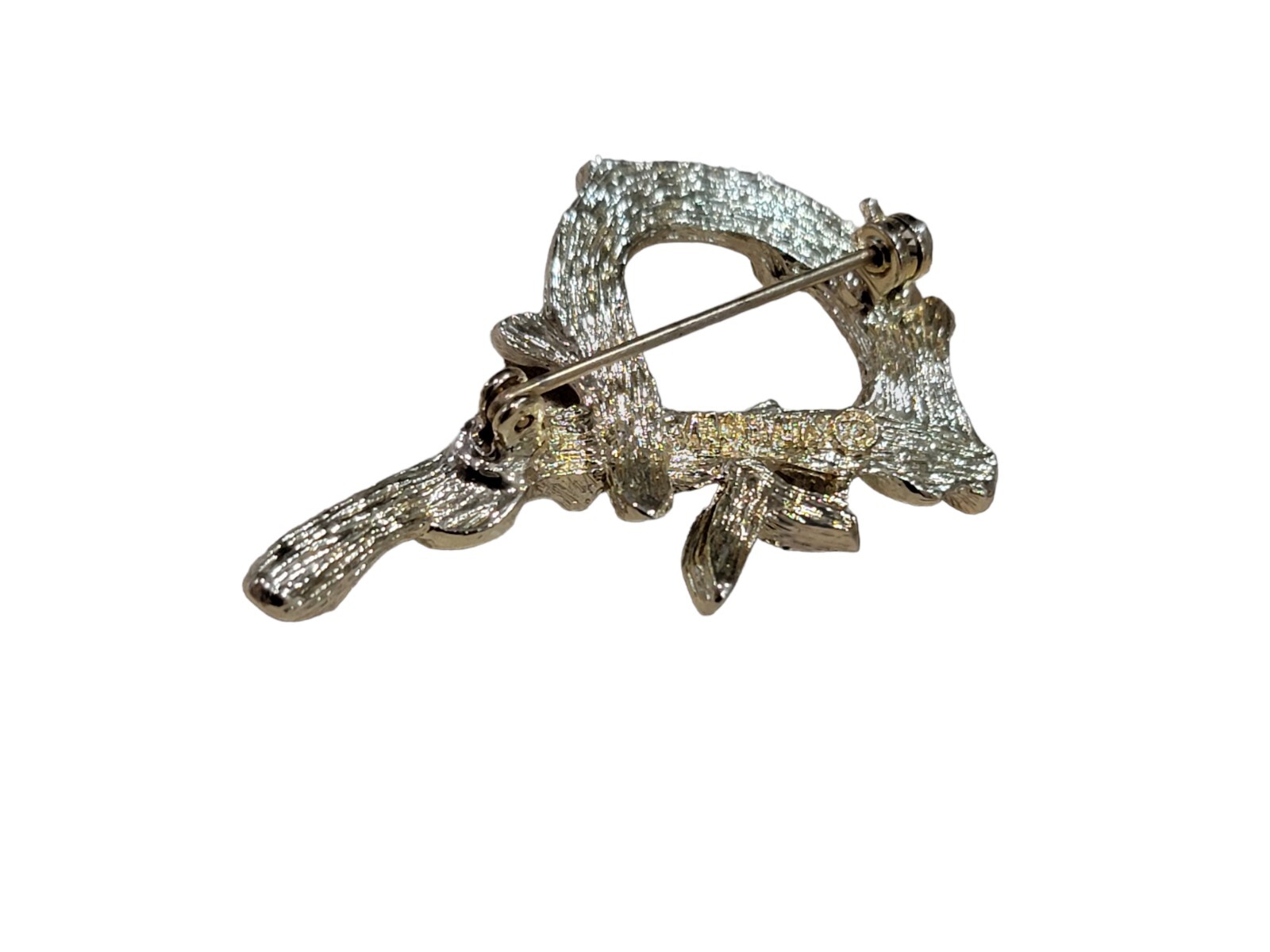 Sarah Coventry Vtg 1960s Letter P Monogram Initial Gold Tone Branch Pin Brooch
