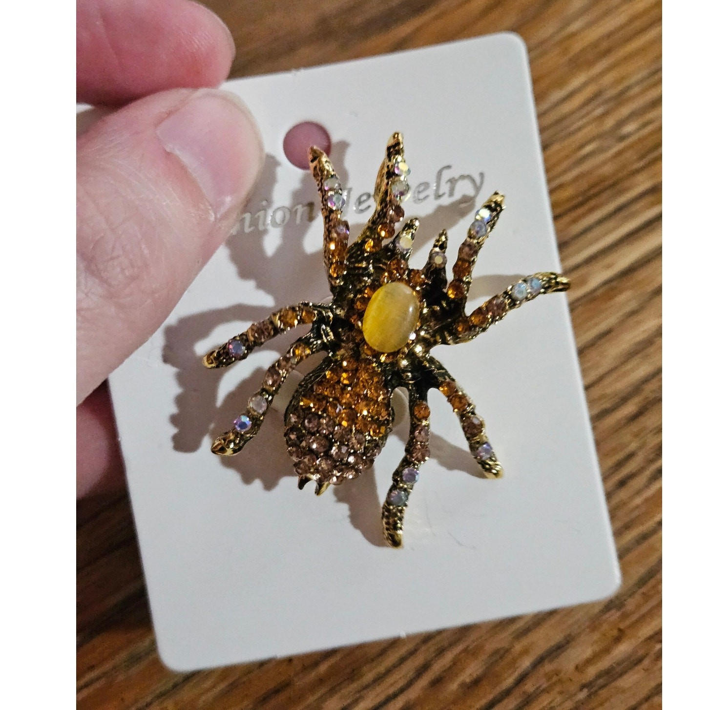 Boutique Witchy Whimsygoth Gothic Punk Grunge Retro Grannycore Spider Brooch