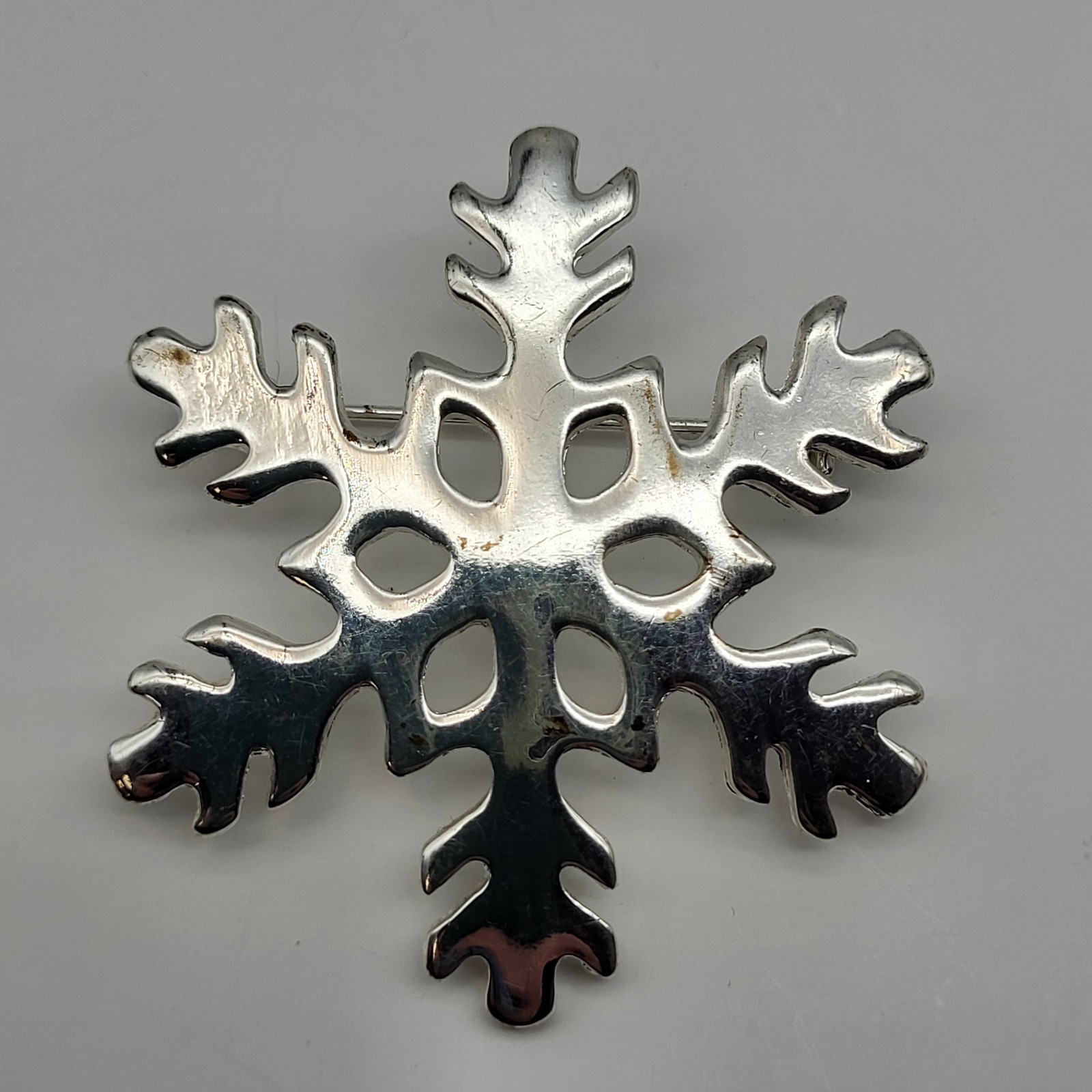 Christmas Brooch Pin Lot Vintage Collection Enamel Ceramic Tree Snowflake
