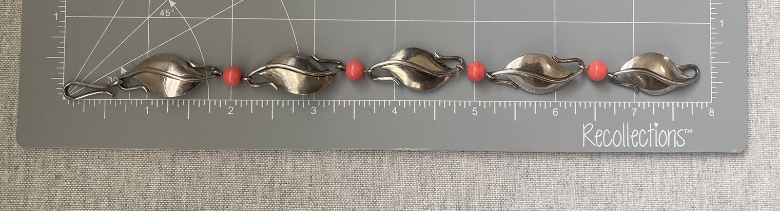 Vintage SIMMONS Sterling Silver MCM Art Deco Modernist Retro Bracelet