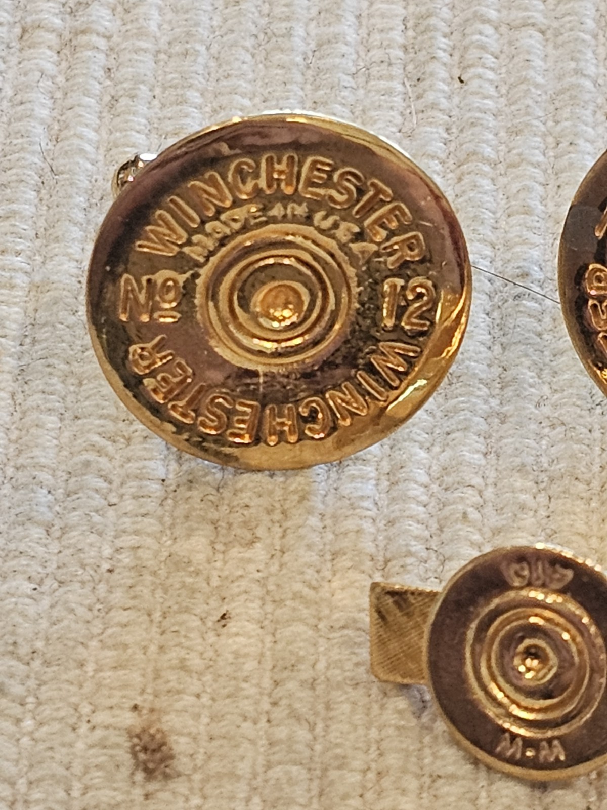 1960s 70s Winchester Cuff Links Tie Clip Set L@@K!!!