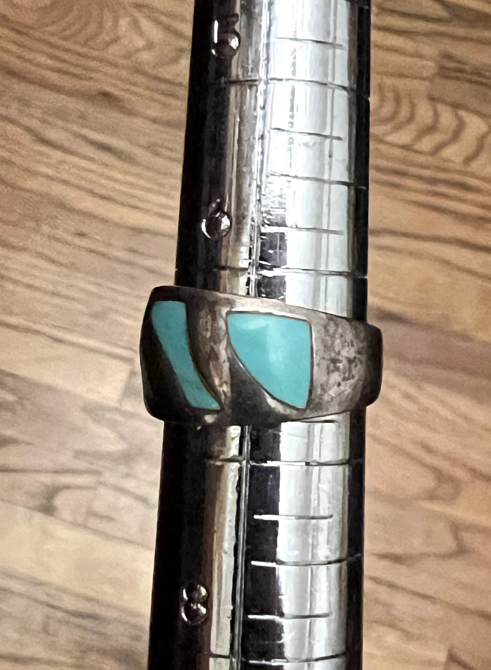 Vintage 925 Sterling Slver Turquoise Ring Size 6.5