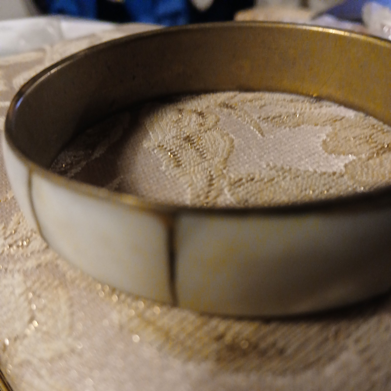 vintage brass and shell bangle bracelet
