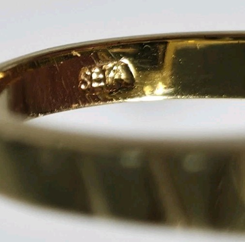 Vintage SETA Gold Plated Emerald Cut Smoky Quartz Statement Ring Size 7.75 (J2)