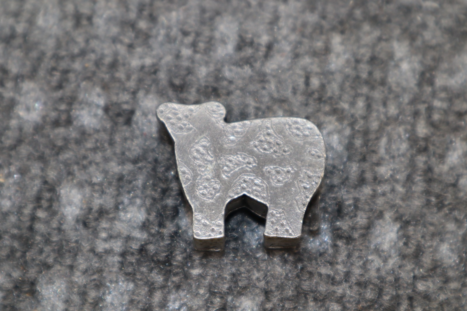 Vintage Torino Pewter Cow 3 in 1 Broach Earrings Necklace Charm Trinket Box