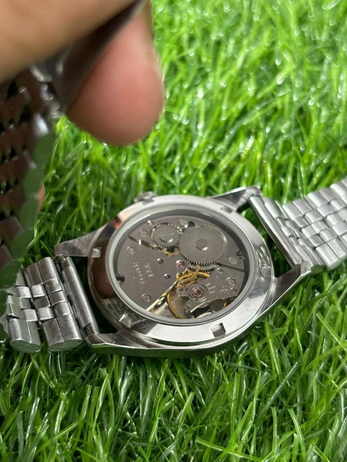 Vintage HMT Janata Mechanical Wristwatch Classic Hand Winding Watch Arabic