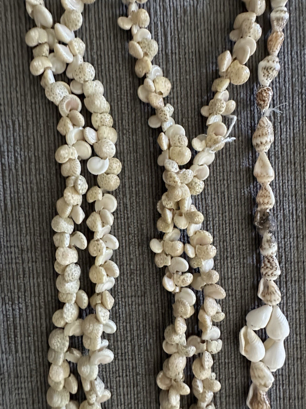 Lot of 10 Vintage Cowrie Puka Necklaces Shell Seashell Boho Beach Wedding Party