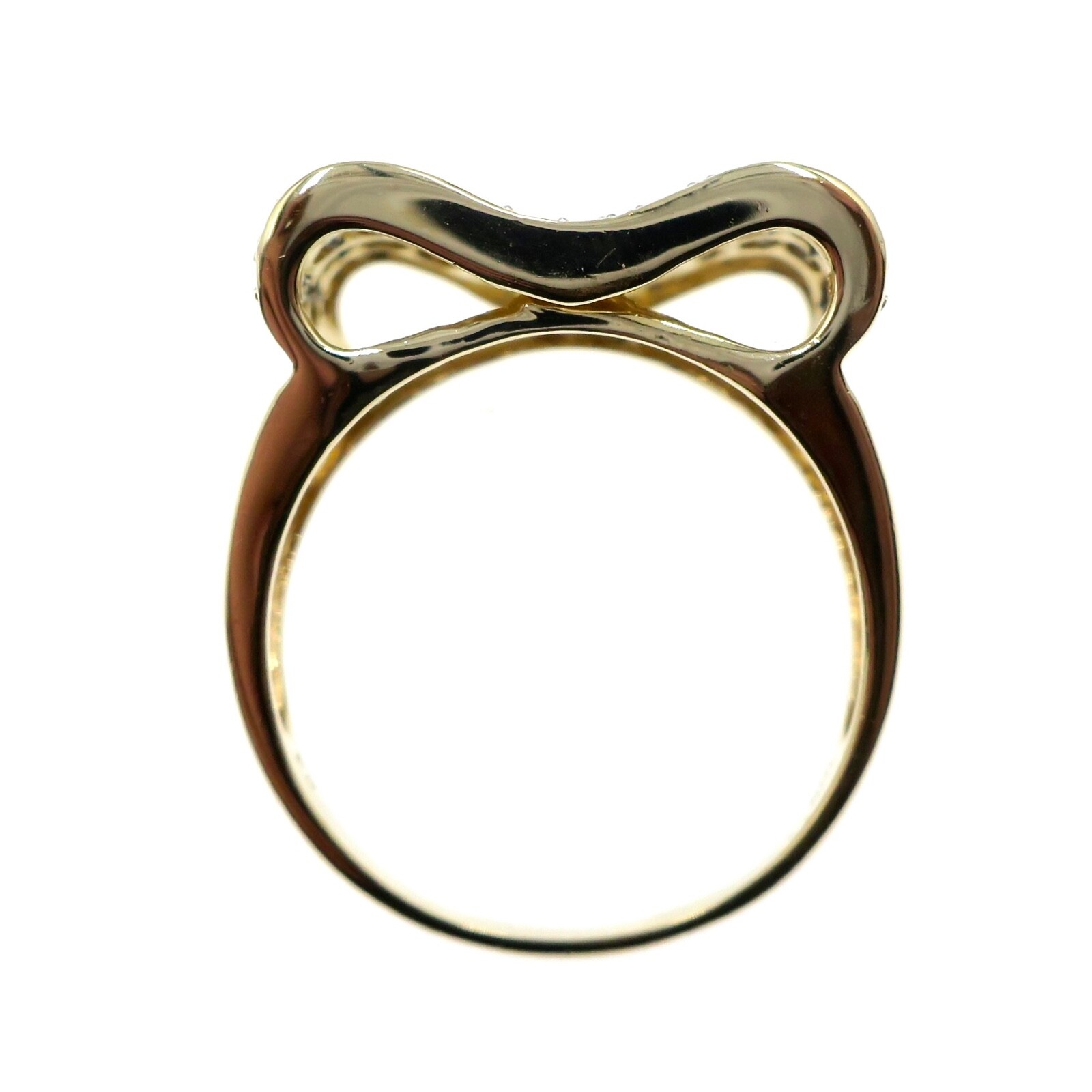 10k Solid Yellow Gold 1ct Natural Champagne and White Diamond Ring Size 8