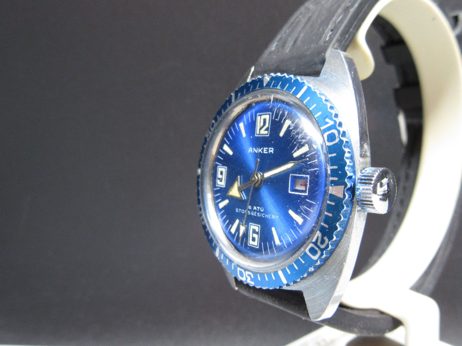 G763 Vintage Meister Anker Skin Diver Hand-Wind Watch