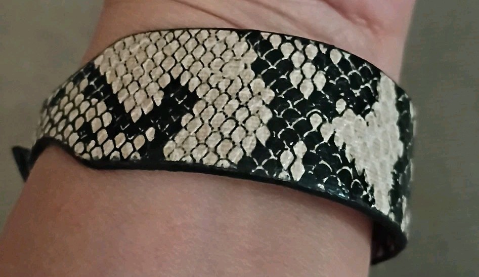 Animal Print Faux Leather Bracelet