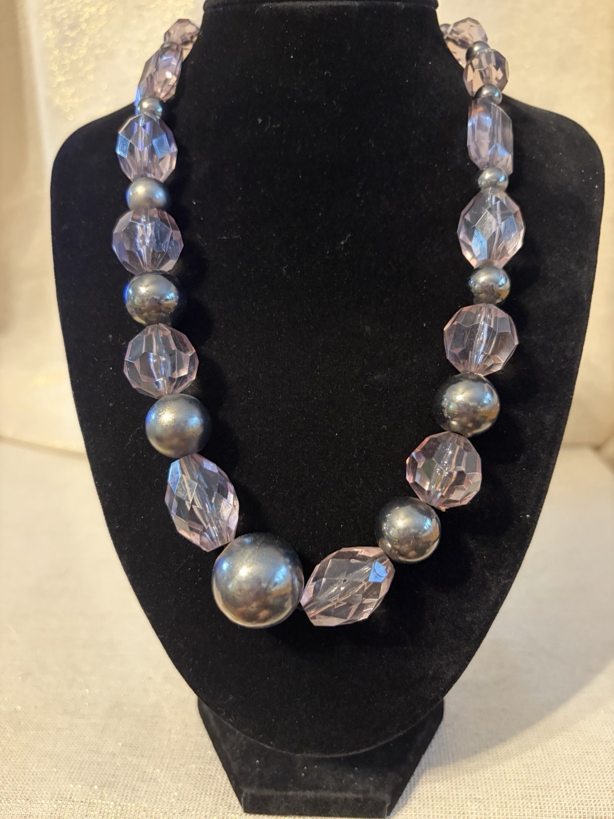 Vintage Graduated Beaded Necklace