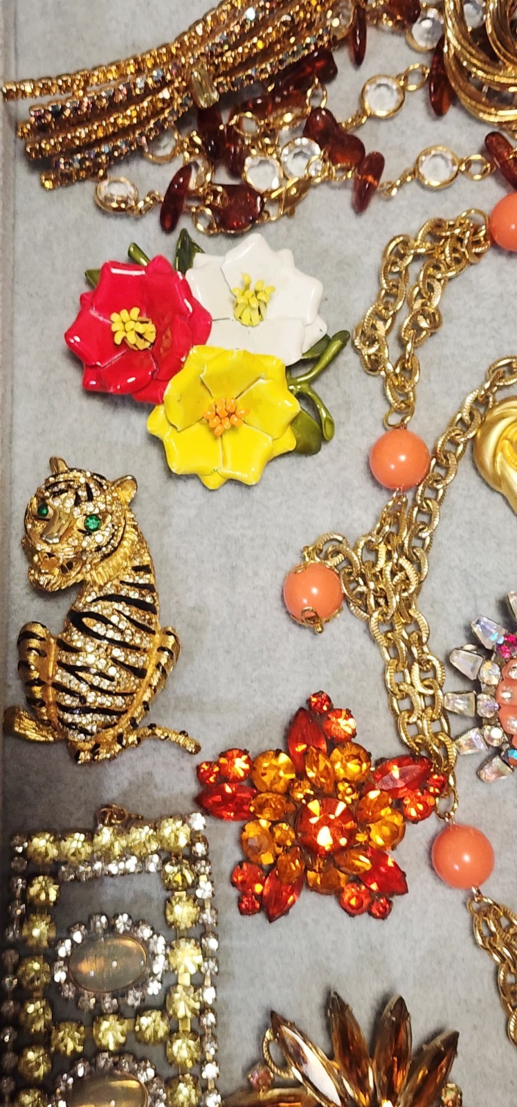 VtgJewelry Lot 20pc Juliana DeNicola Delizza Elster Bijoux MG Cadoro C828