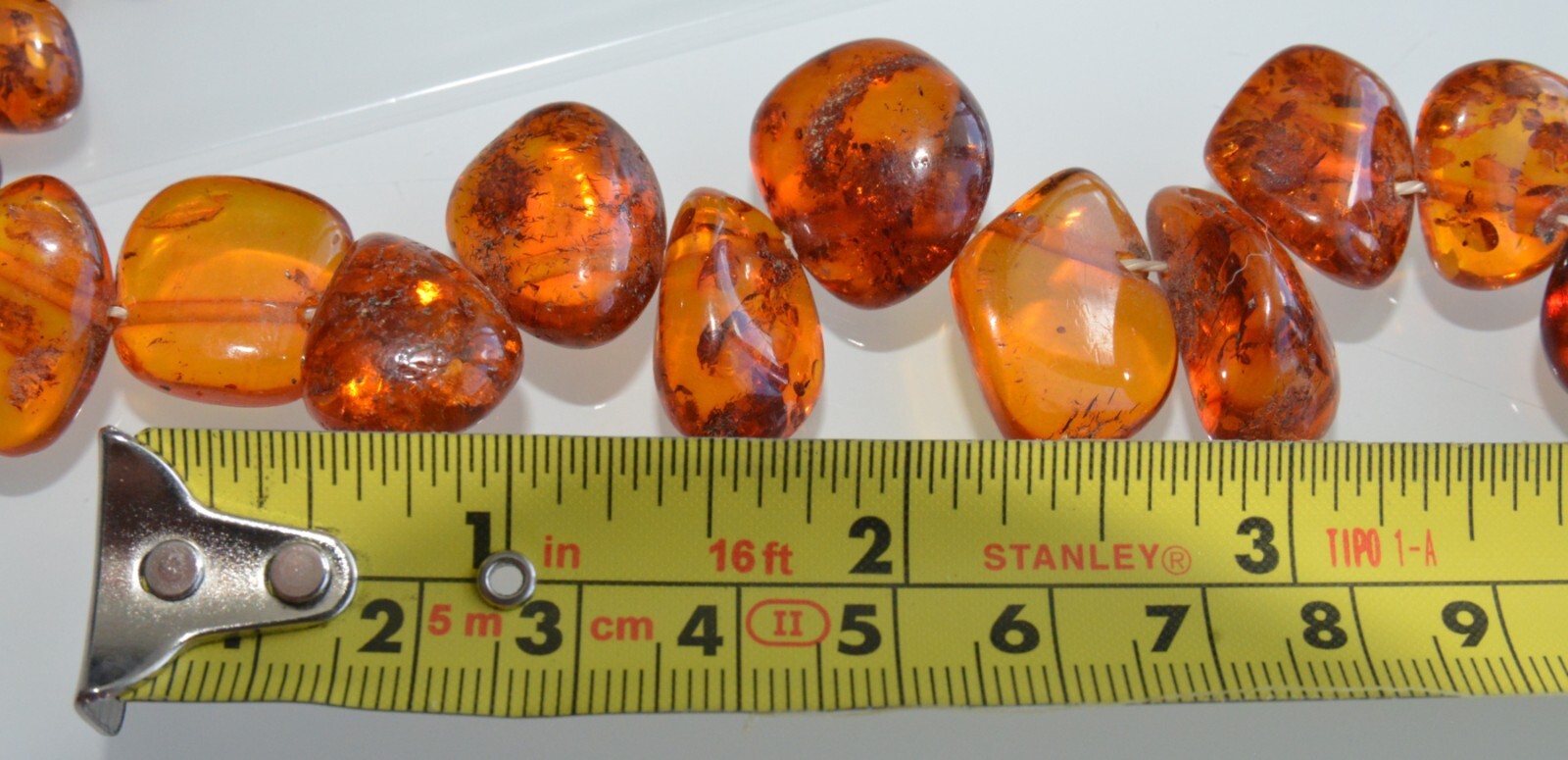 ✅60cm = 54gr RUSSIAN SOVIET BALTIC AMBER BEAD NECKLACE 琥珀 BRACELET STONE PENDANT