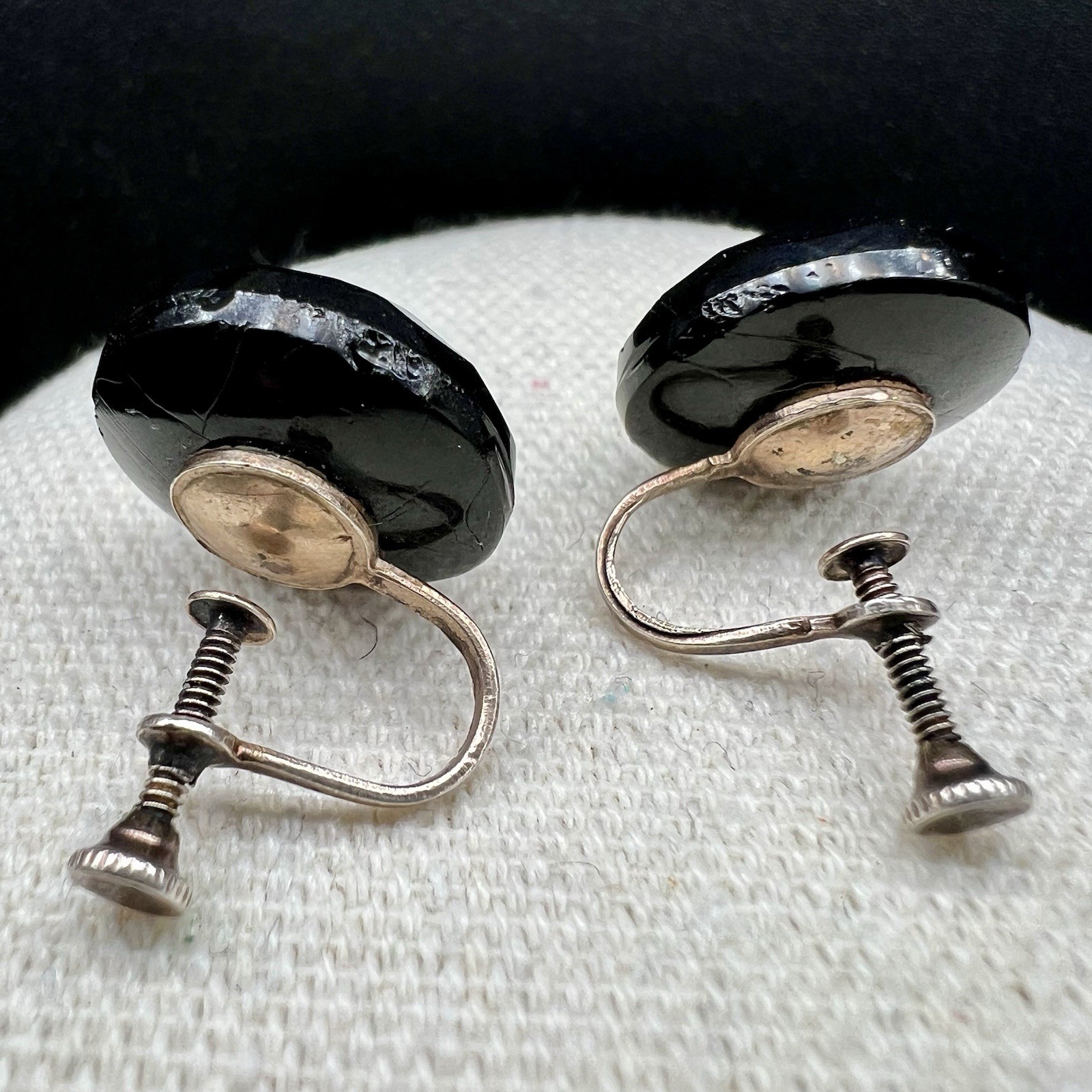 Vintage Brooch Lot Coro Coin Avon Filigree Sterling Enamel Earrings Black Gold