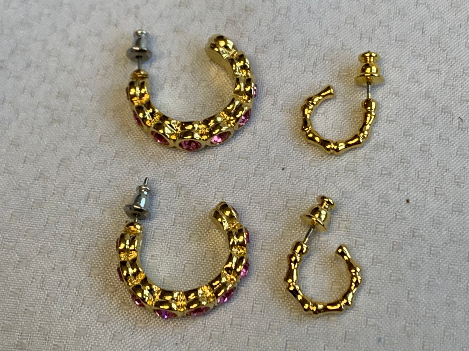 Vtg Earring Lot Costume Jewelry Monet LTR Avon Camphor Glass Enamel Faux Gems