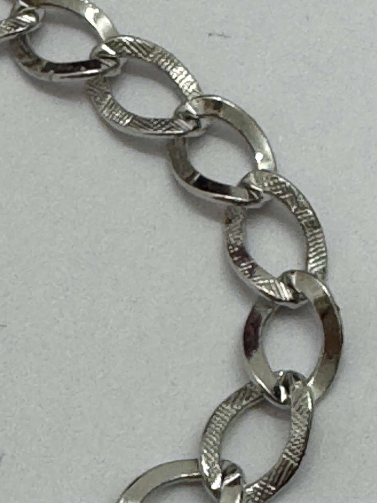 Vintage Sterling Silver Top Hat Charm Bracelet 7″