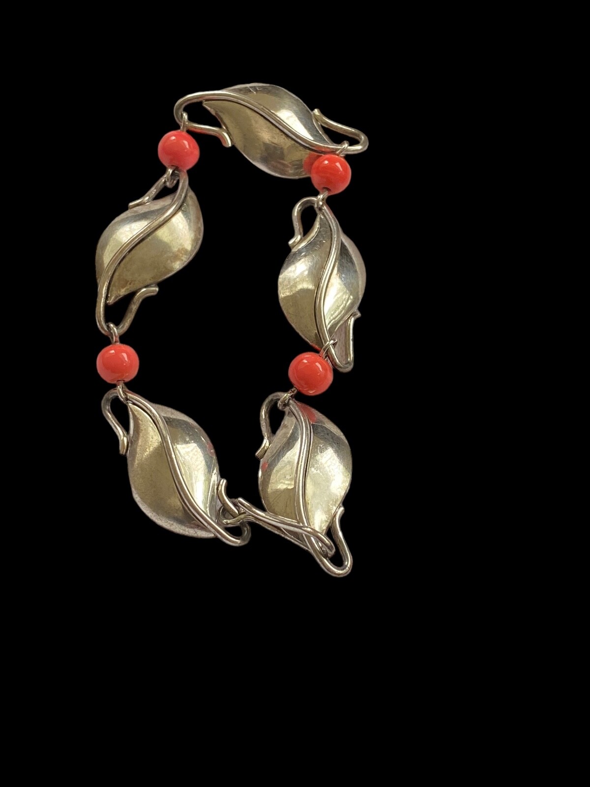 Vintage SIMMONS Sterling Silver MCM Art Deco Modernist Retro Bracelet