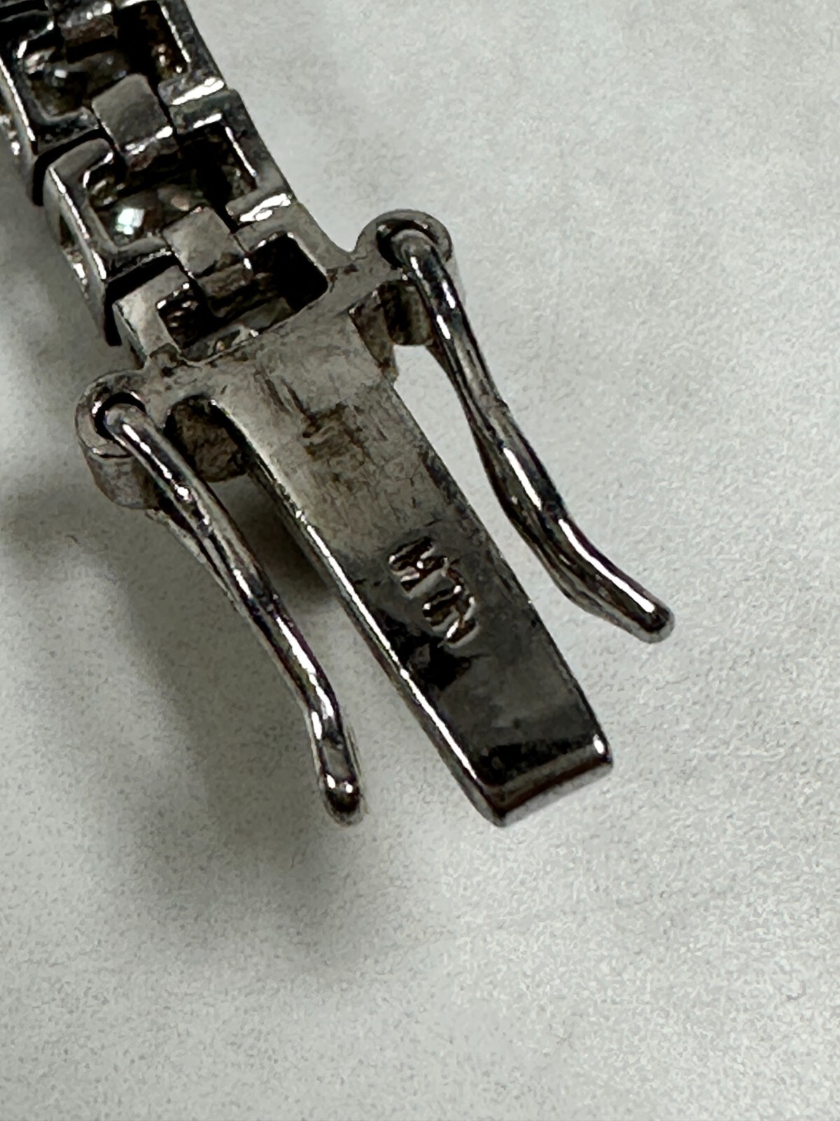 Sterling Silver Tennis Bracelet with CZs and Double Safety Clasps – 7″