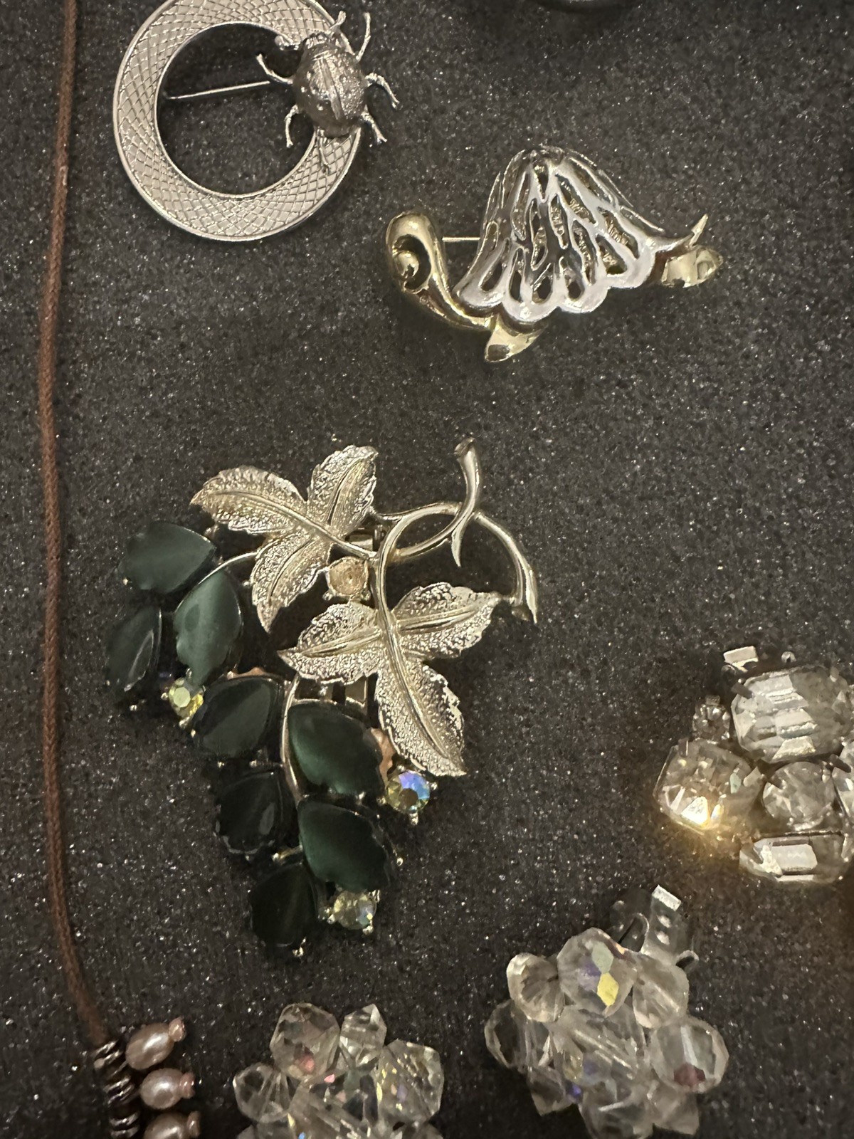 Vintage Estate Costume Jewelry Lot! Brooches and more!