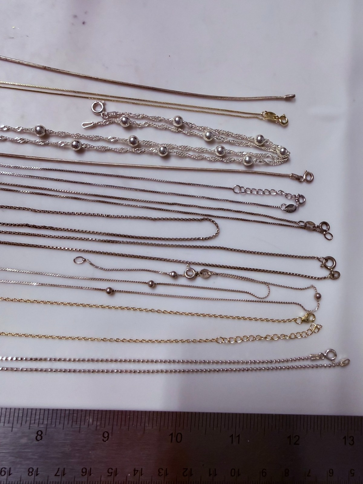 Collection Lot Amazing Vintage and Modern Sterling Silver Necklaces #Decor – W7
