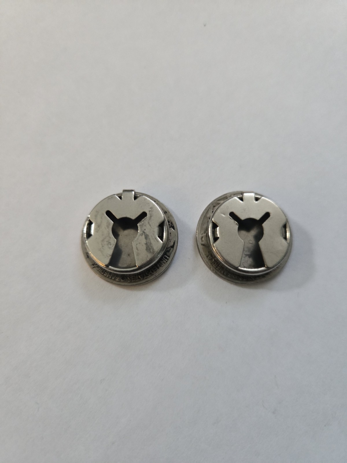 Vtg Authentic “D” Mint Buffalo Nickel Tuxedo Studs Genuine Denver Mint 1913-1938