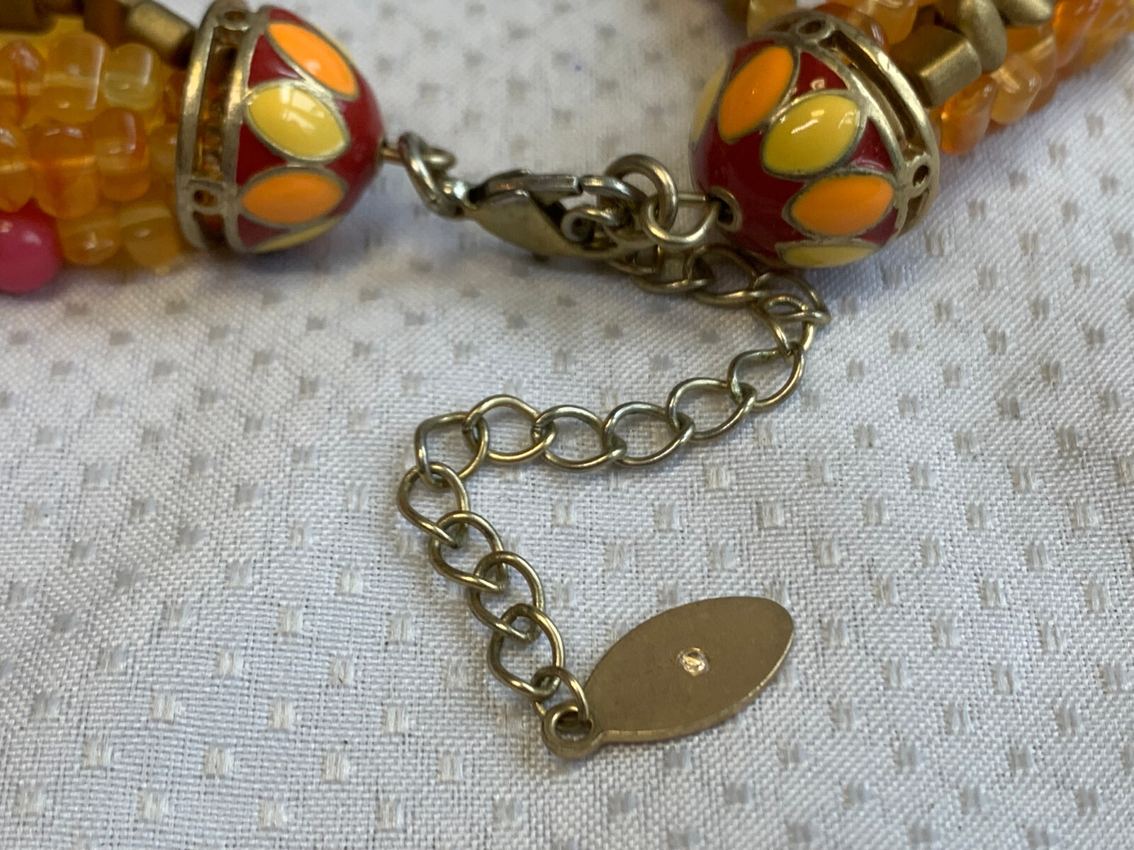 Chico’s Costume Jewelry Lot Necklaces Beaded Earthtones Layering Pieces