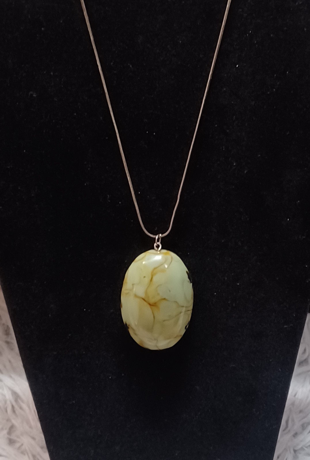 Baltic Amber, Jasper Looking Necklace. Not Sure What The Stone Is. Beautiful