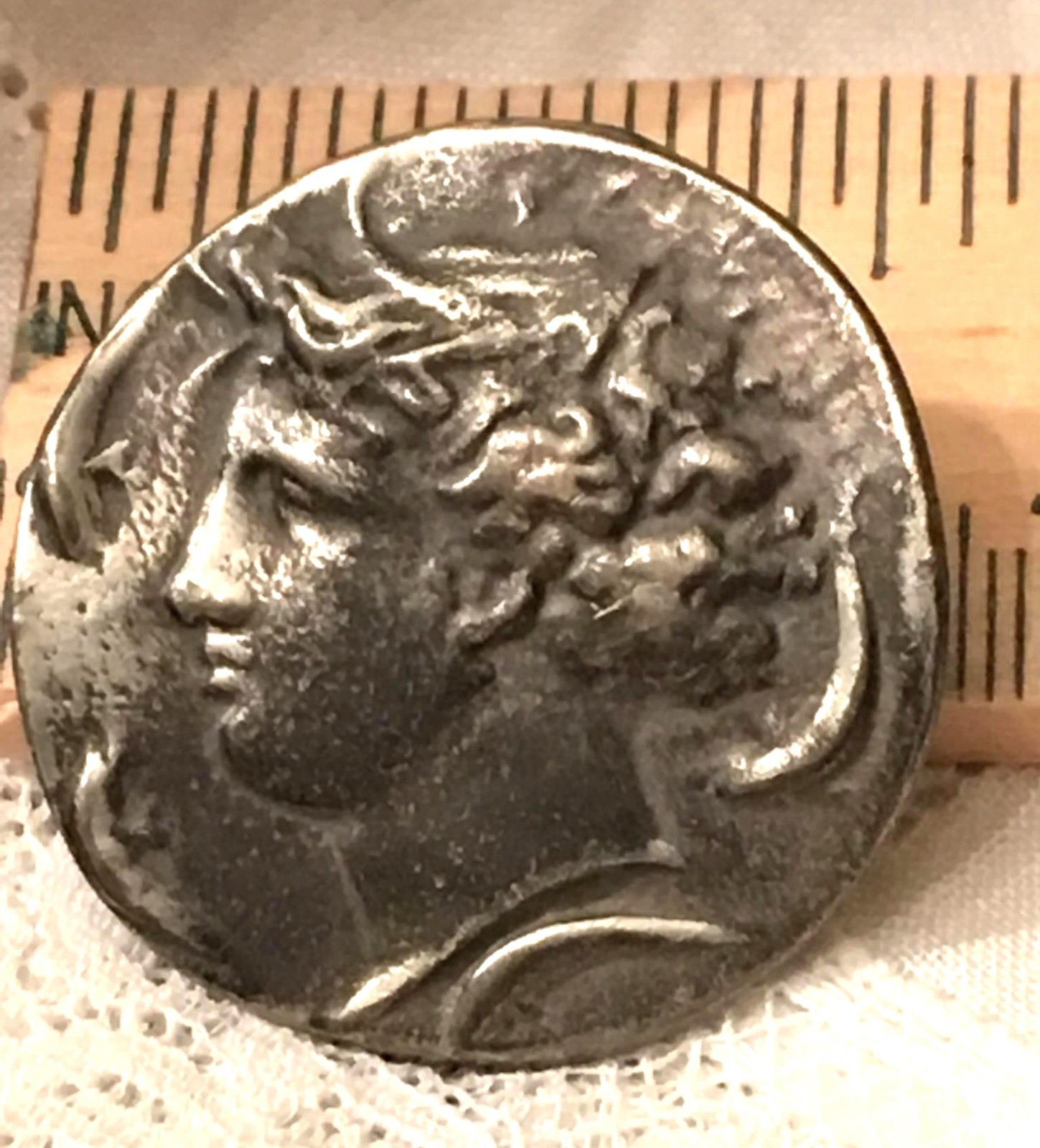 Silver Roman Coin Brooch Vintage MMA Vtg Alva Studio Pin Museum Replica Lovre