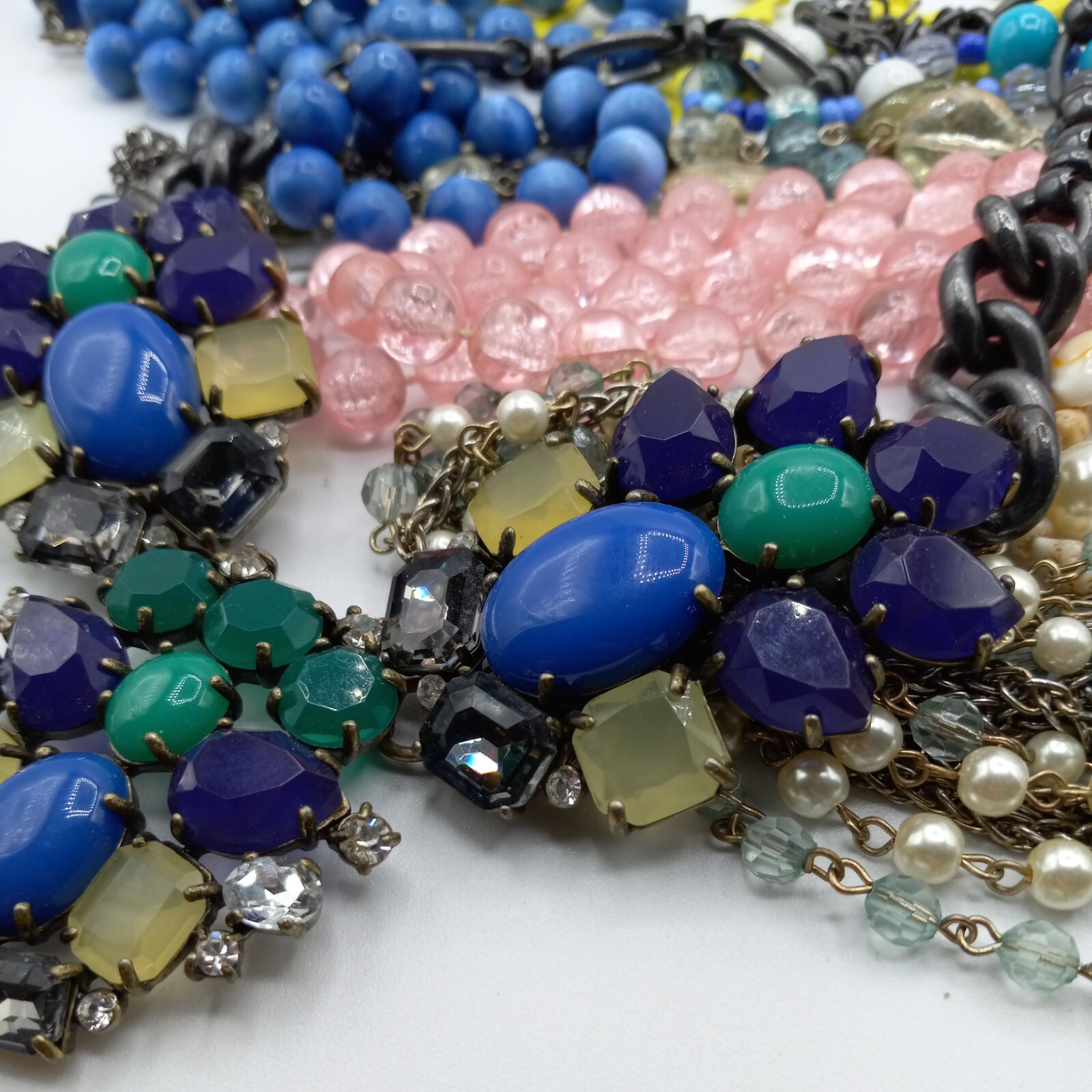 Jewelry Lot of 25 Necklaces Bracelets Michael Kors Stella & Dot Beads.