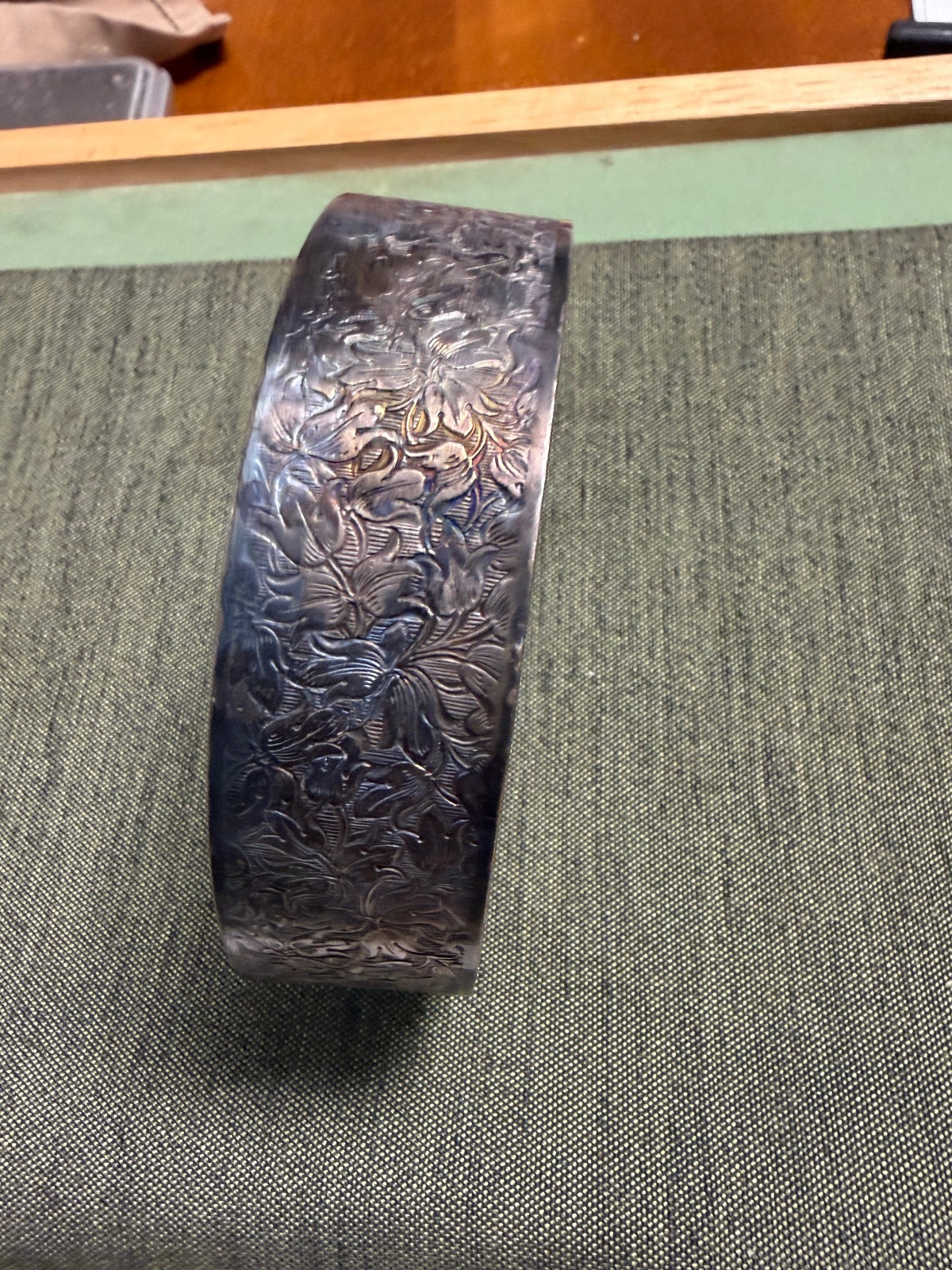 VINTAGE INDIAN COPPER UPPER ARM BICEP CUFF CHOKER ADJUSTABLE APPROX. 12″