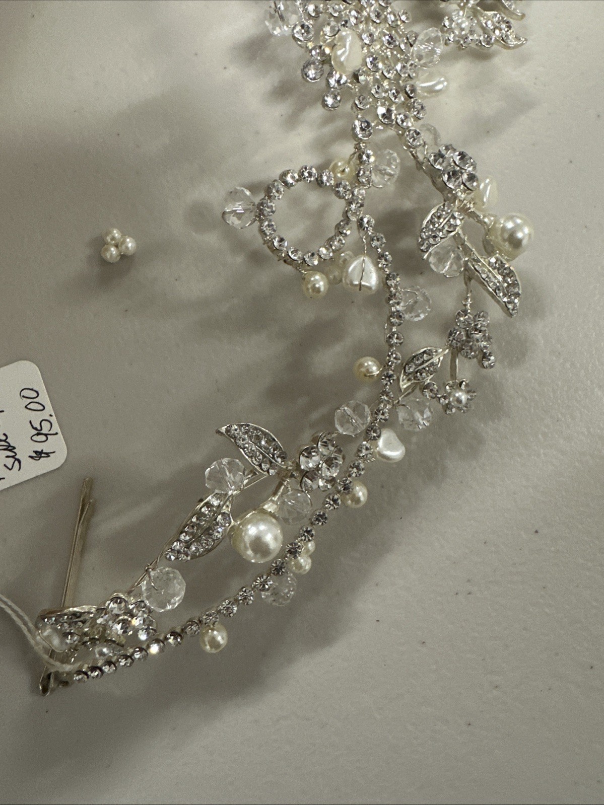 Auction Lot #2 : Rhinestone Headbands and Brooch +