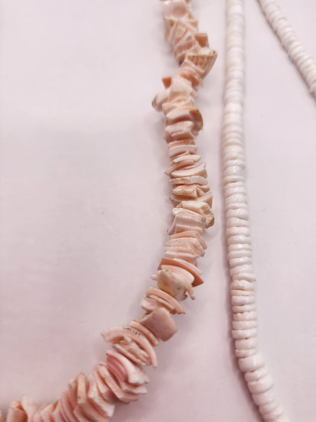 Vintage Hawaiian Puka Shell Necklace And Bracelet Lot