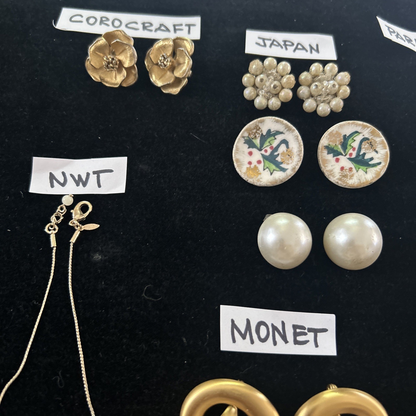 66 Vintage lot jewelry unbranded wearable Trifari Monet Coro Marian Haskell Sty