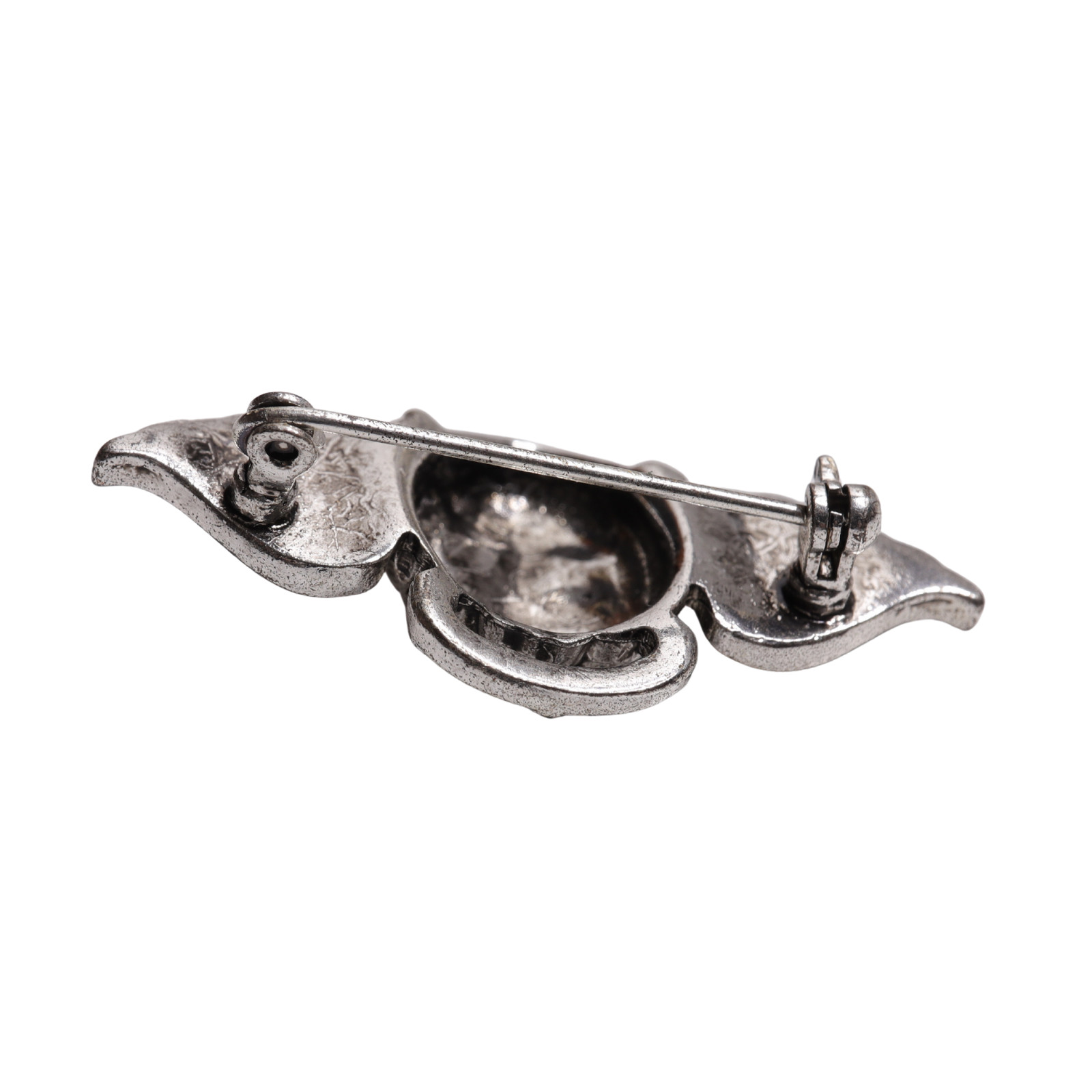 Silver Tone Cherub Angel Brooch With Safety Clasp Closure – 1.75 Inches