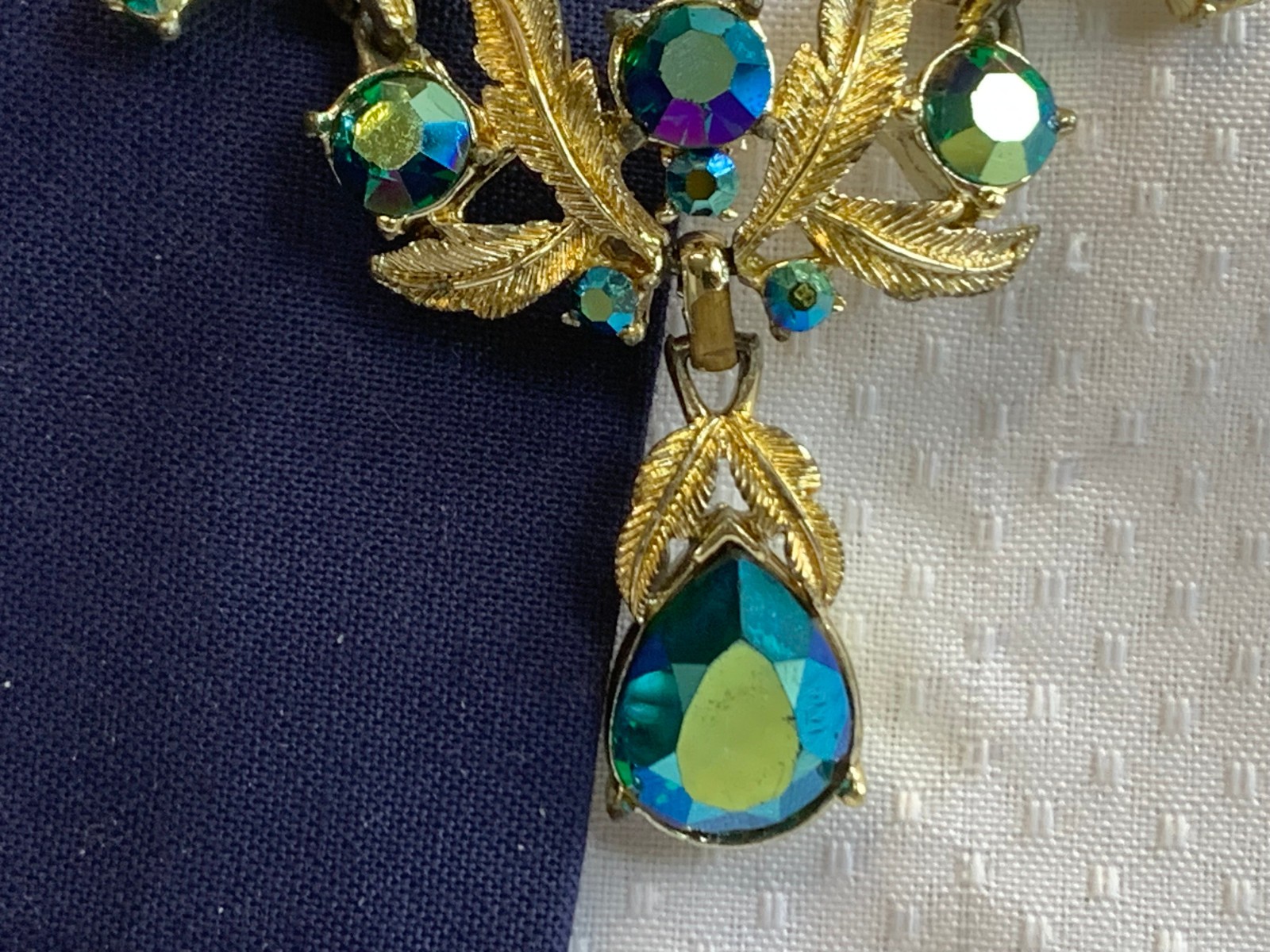 Vtg Costume Jewelry Lot Lisner Coro Necklaces Earrings Matching Set Rhinestones