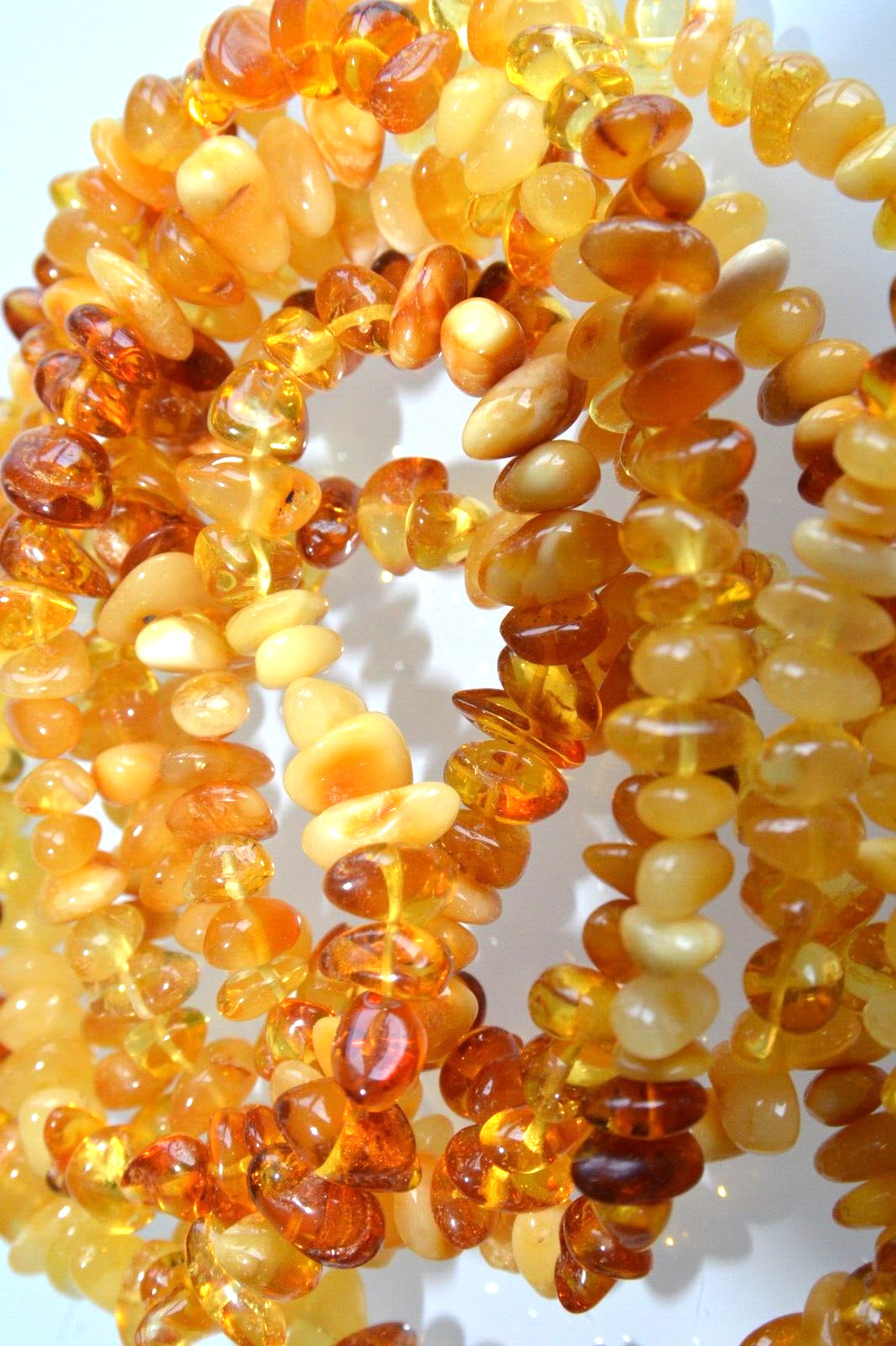 ✅135 cm=42gr RUSSIAN SOVIET BALTIC AMBER BEAD NECKLACE 琥珀 BRACELET STONE PENDANT