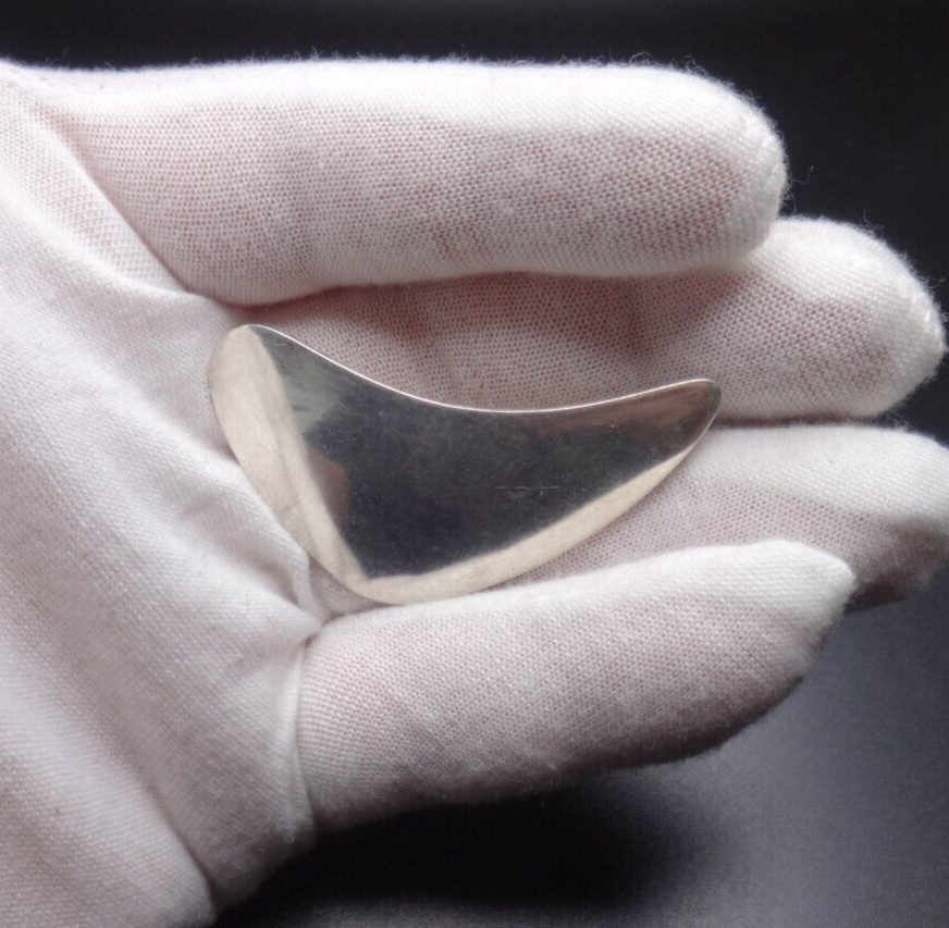 NEILS ERIK Vintage Modernist NEFROM Denmark Brooch pin Sterling Silver 925s