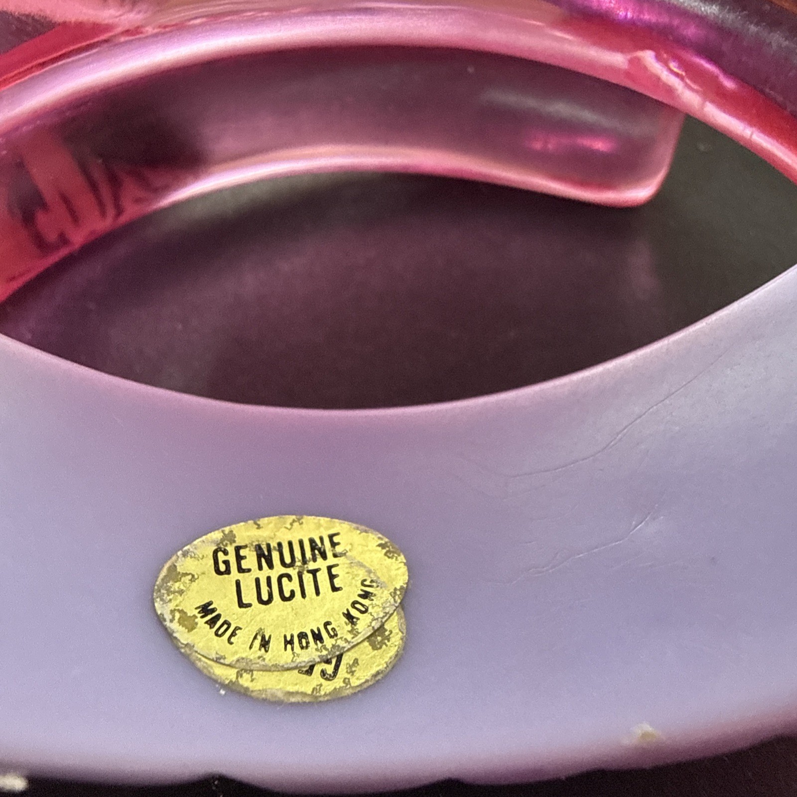 Vintage 10 Celluloid & Lucite Plastic Bracelets Variety Collection