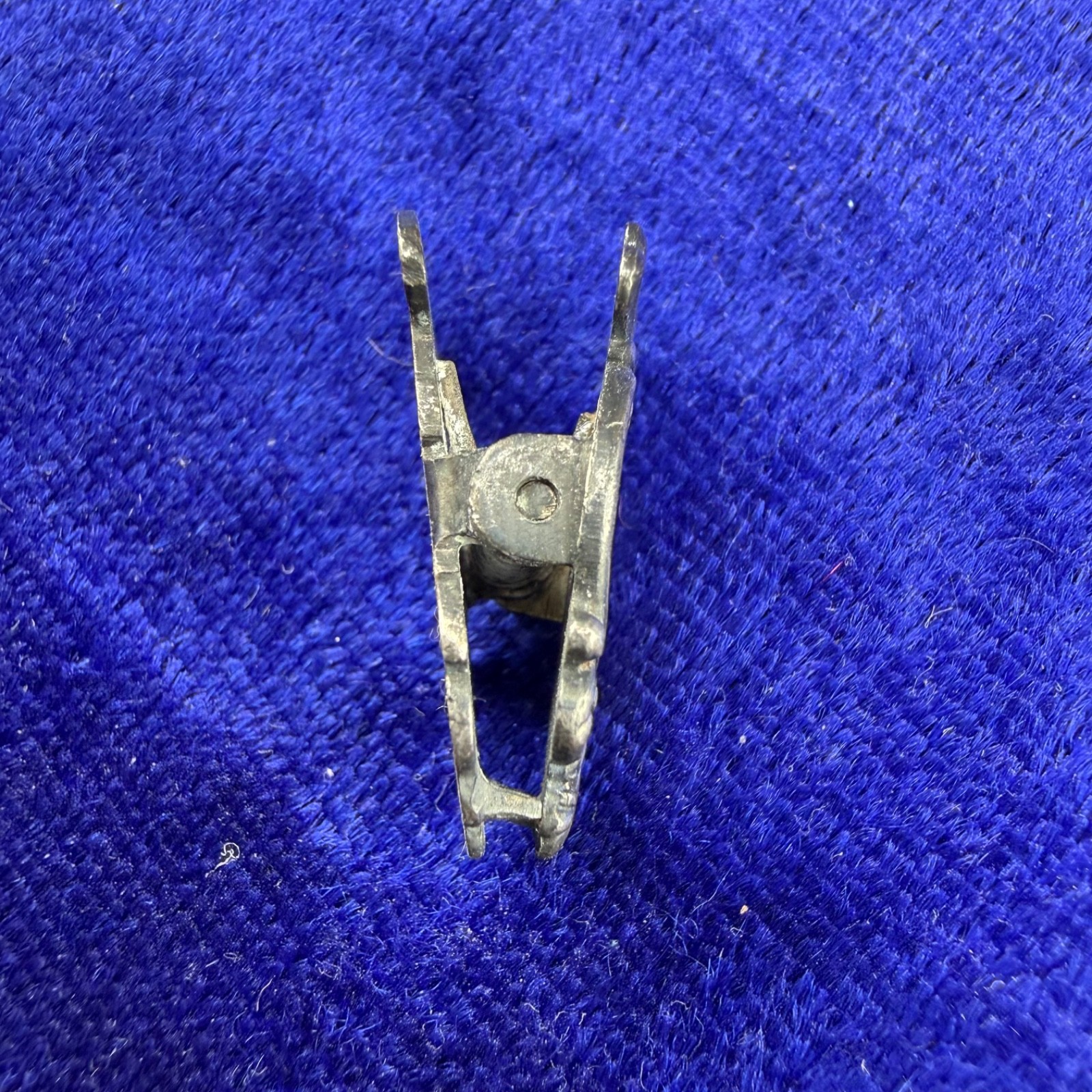 Vintage Watch Fob Clip Sterling Silver Engraved “CA”
