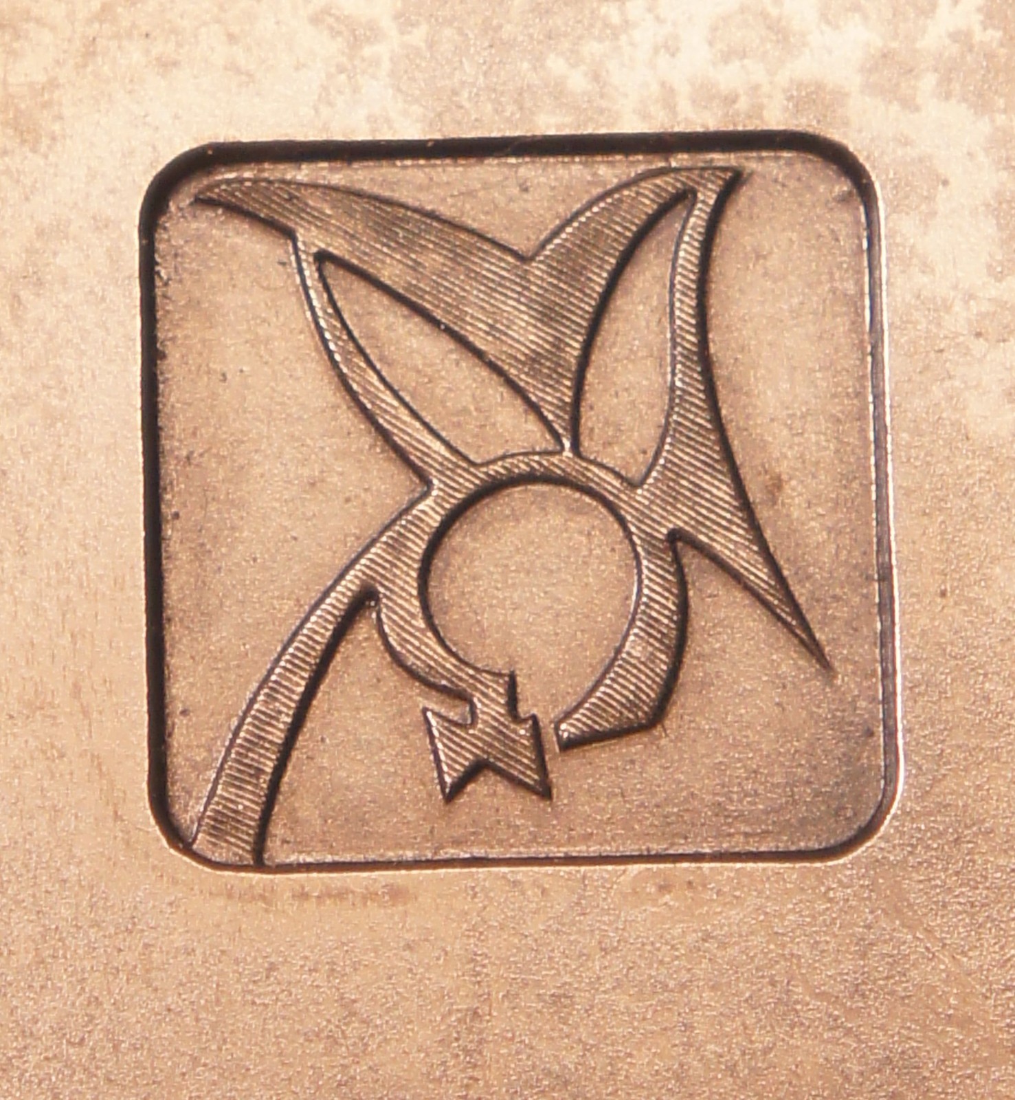 1971 PLAYBOY BUNNY Pin STEEL STAMPING DIE RY281 * Cost $154