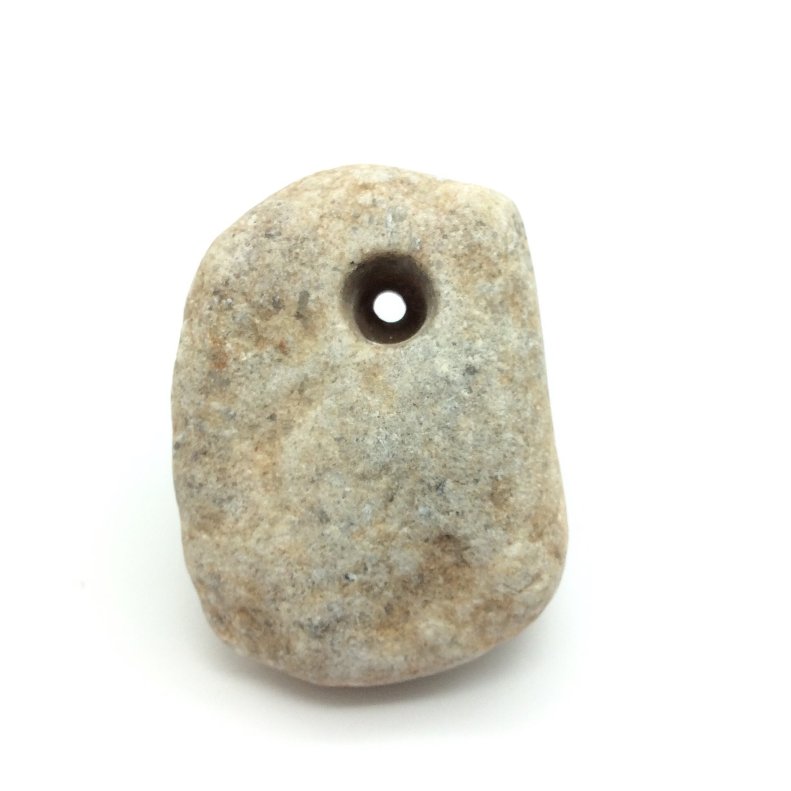 Calcified Mezcala Jadeite Jade Bead Pendant Pre Columbiian Guerrero Mexico #20