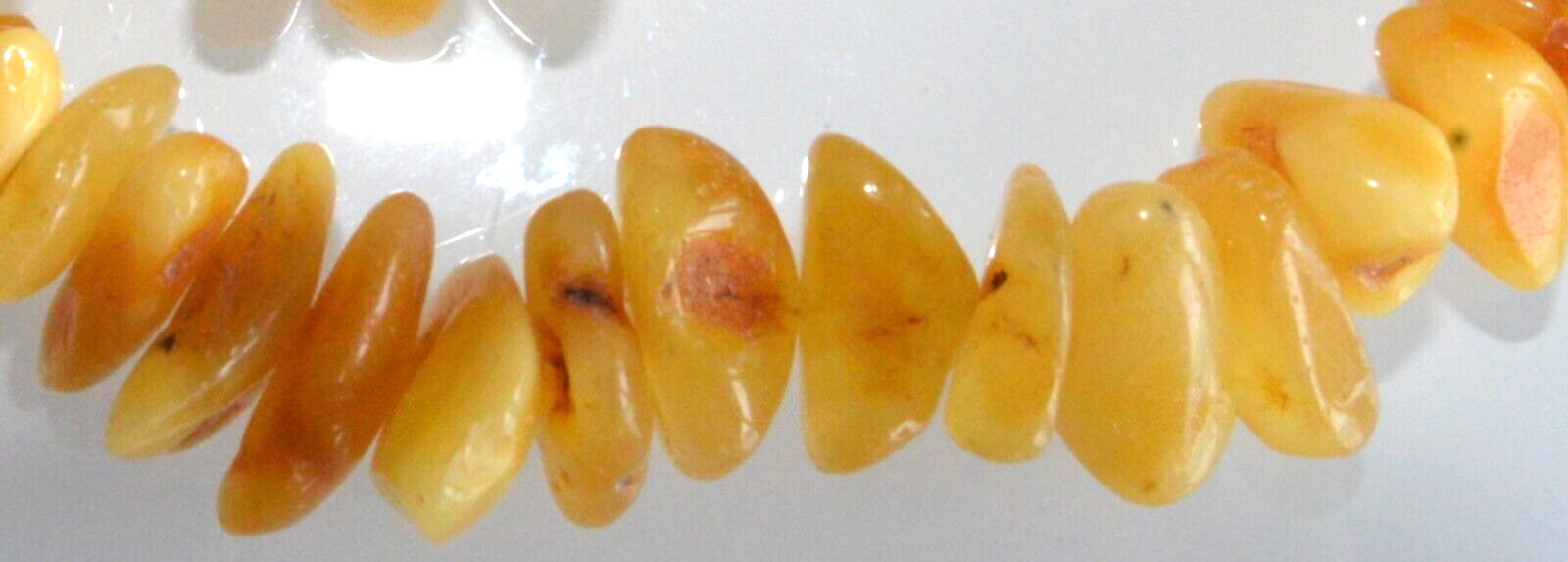 44gr RUSSIAN SOVIET BALTIC AMBER BEAD NECKLACE 琥珀 BRACELET STONE PENDANT EARRING
