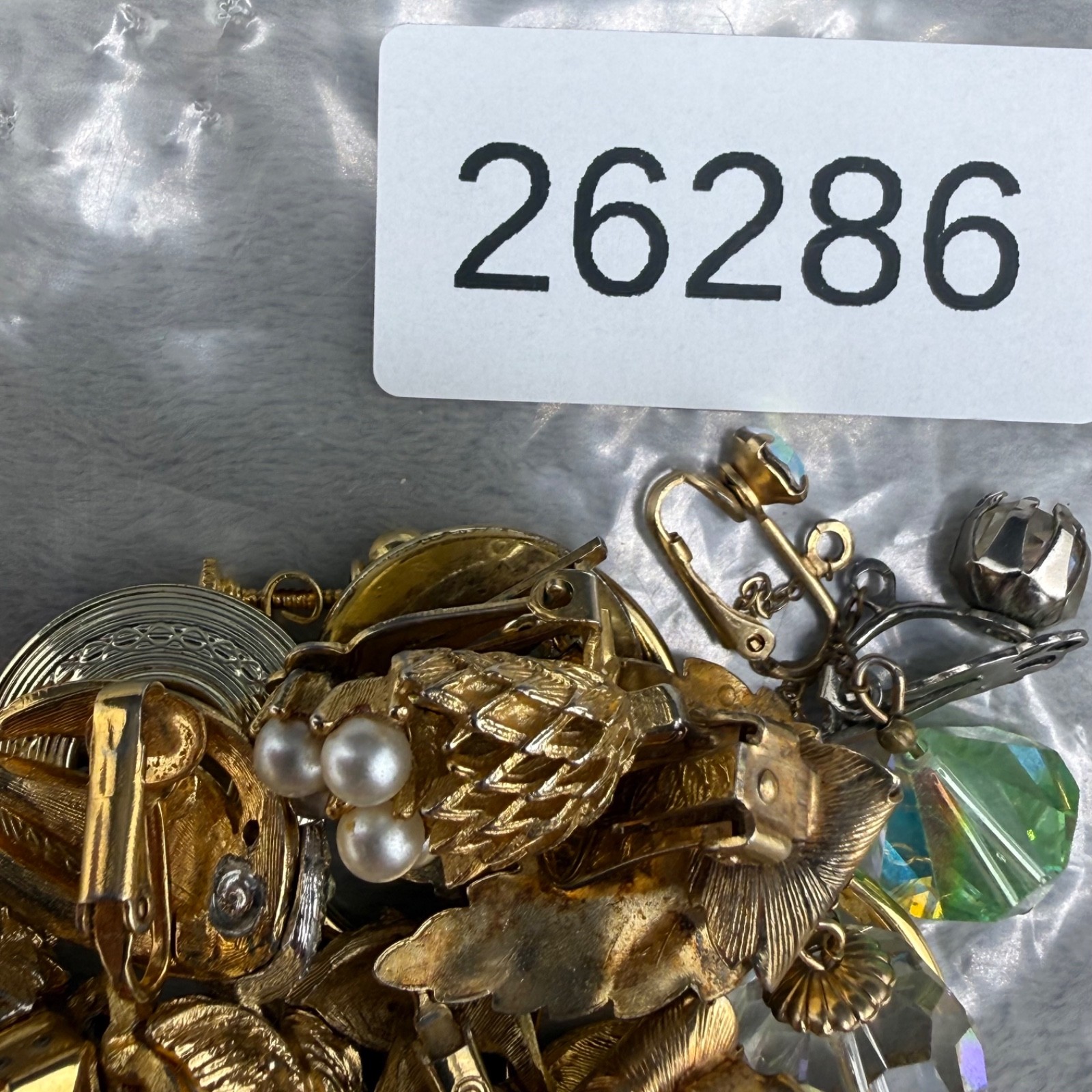 Vintage Clip On Earrings lot of 9 Every Day Wear