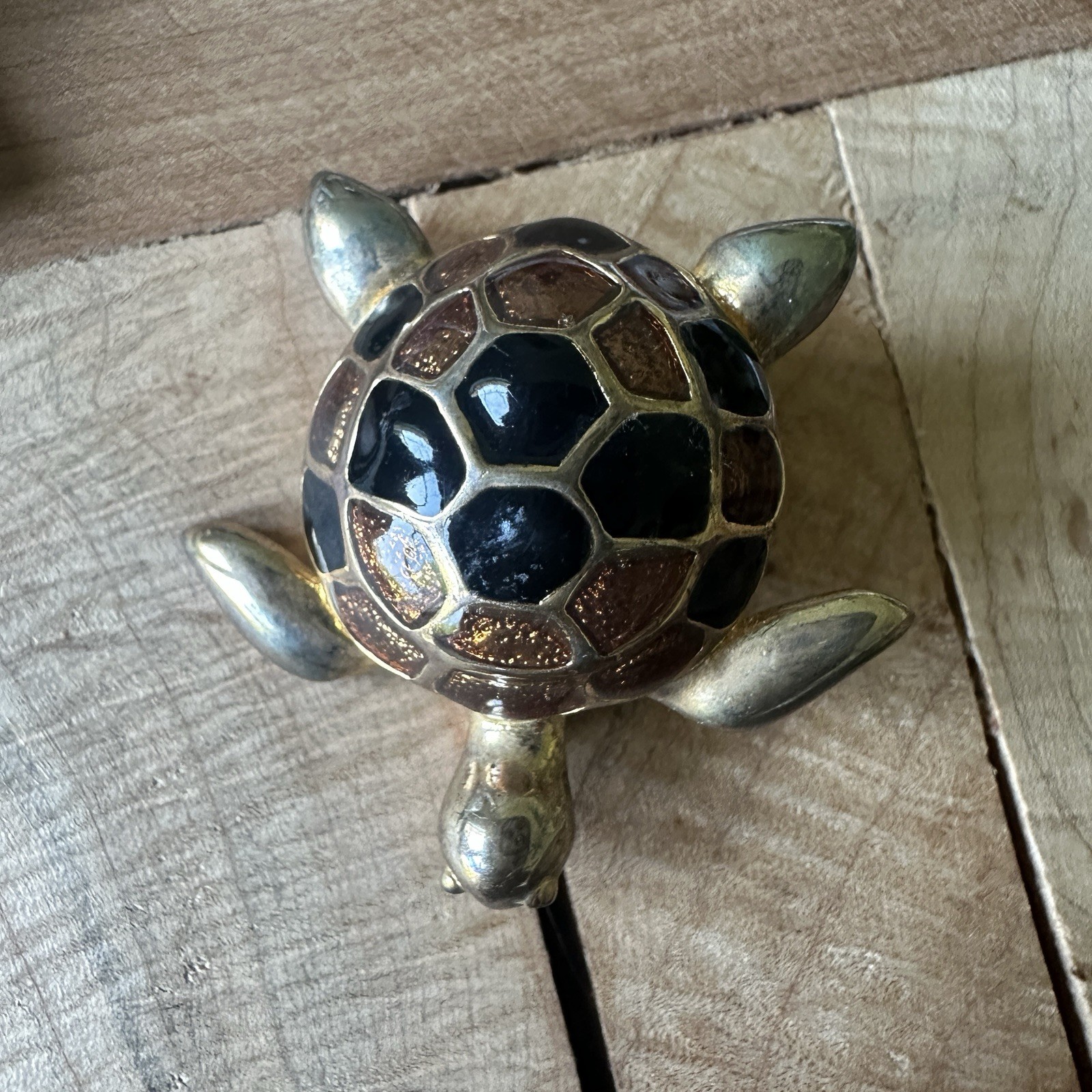 VTG RJ Graziano Flower Angel Turtle 4 Brooch Pins 1.5-2.5 Inch Crystal Acrylic